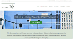 Desktop Screenshot of fdlpower.co.uk