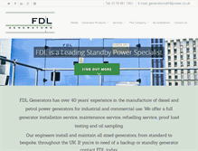 Tablet Screenshot of fdlpower.co.uk